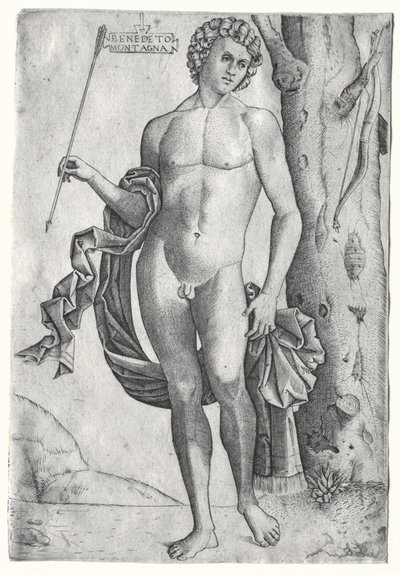 Mann med en pil, ca. 1515. av Benedetto Montagna