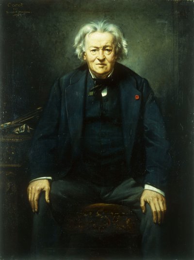 Portrett av Jean Baptiste Camille Corot, 1874 av Benedict Masson