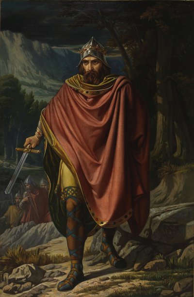 Witteric, vestgotisk konge, midten av 1800-tallet av Benito Soriano Murillo