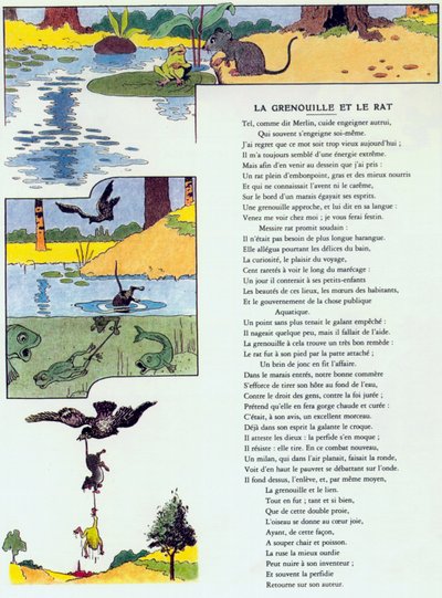 The Frog and the Rat, illustrasjon fra 