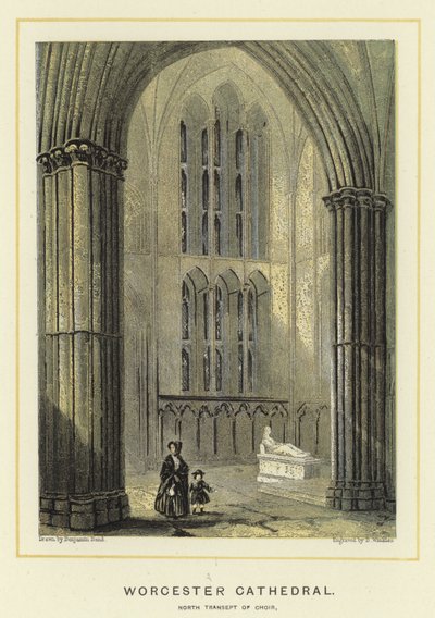 Worcester Cathedral, nordre tverrarm av koret av Benjamin Baud