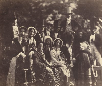 Bryllupsgruppe, ca. 1852 eller 1853. av Benjamin Brecknell Turner