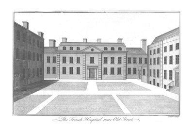 Det franske sykehuset nær Old Street., c1756 av Benjamin Cole
