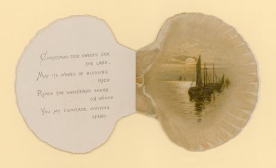 Illustrasjon for hefte med tittelen Sea Shells (color litho) av Benjamin D. Sigmund