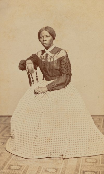 Carte-de-visit-portrett av Harriet Tubman, 1868-1869. av Benjamin F. Powelson