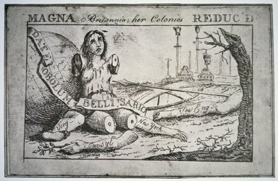 Storbritannia: koloniene hennes redusert (lito) av Benjamin Franklin
