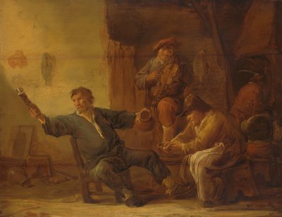 Interiøret i en bondehytte av Benjamin Gerritsz Cuyp