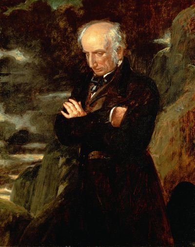 Portrett av William Wordsworth (1770-1850) 1842 av Benjamin Haydon