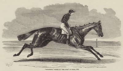 Songstress, vinner av The Oaks, i Epsom, 1852 av Benjamin Herring