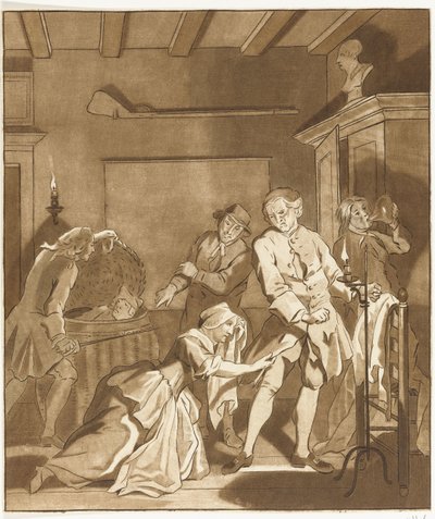 Oppdagelsen av en elsker The False Virtue Discovered (serietittel) av Benjamin Martini