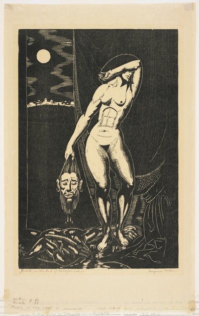 Judith i Holofernes#39; telt av Benjamin Miller