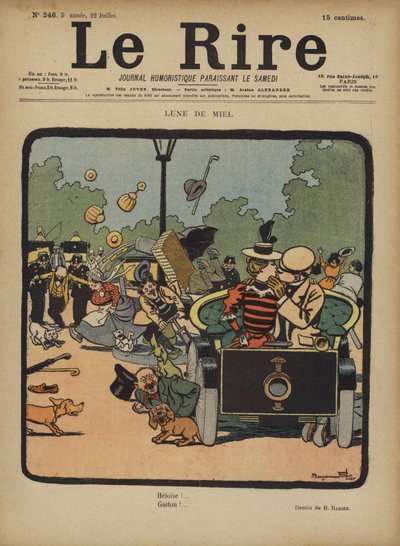 Illustrasjon for Le Rire av Benjamin Rabier