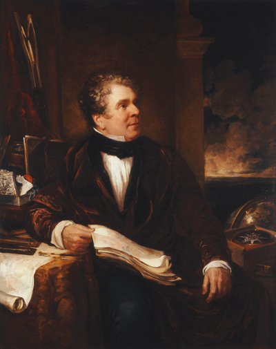 Portrett av kaptein Sir John Ross av Benjamin Rawlinson Faulkner