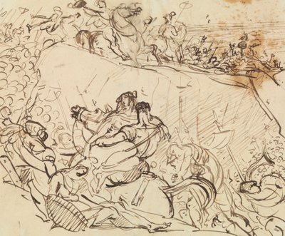 Studer for en kampscene av Benjamin Robert Haydon