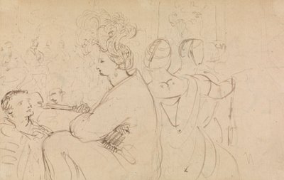 Studie av sittende figurer av Benjamin Robert Haydon