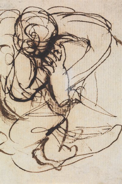 Studie av en figur av Benjamin Robert Haydon