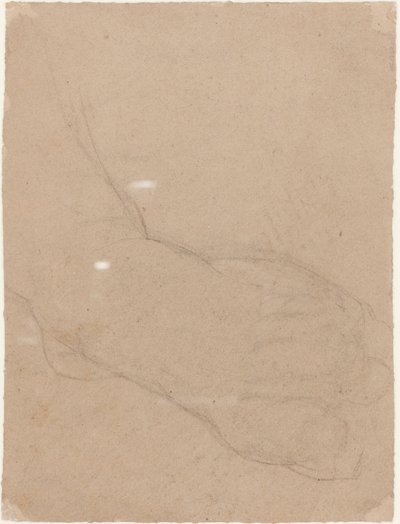 Studie av en fot [verso] av Benjamin Robert Haydon