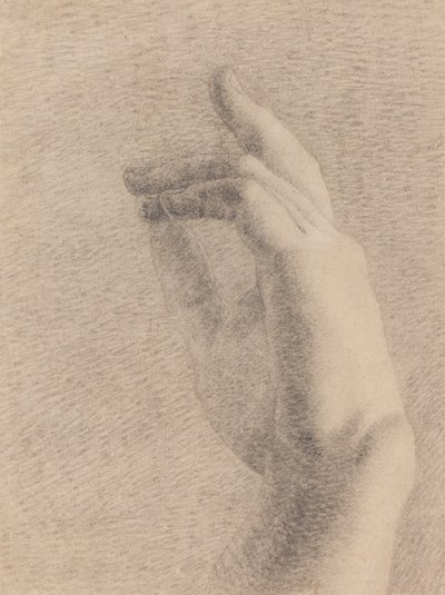 Studie av en hånd [recto] av Benjamin Robert Haydon