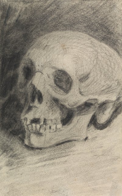 Studie av en hodeskalle av Benjamin Robert Haydon