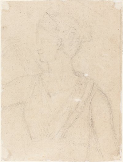 Studie av statuen av Diana i Vatikanet [verso] av Benjamin Robert Haydon