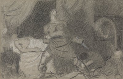 Mordet på Duncan - Macbeth med dolkene av Benjamin Robert Haydon