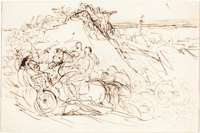 Xenophon og grekerne ser havet [recto] av Benjamin Robert Haydon