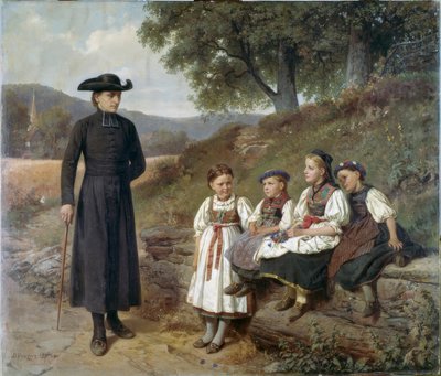 Sommersøndag av Benjamin Vautier