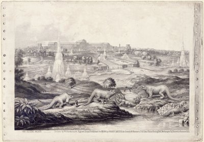 Krystallpalasset av Benjamin Waterhouse Hawkins