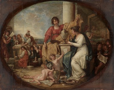 En skisse av Benjamin West