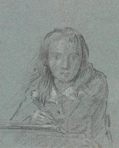 Kunstnerens sønn skriver av Benjamin West