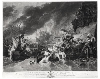 Slaget ved Haag, 29. mai 1692, gravert av William Woollett (1735-85) 1781 (akvatint) av Benjamin West