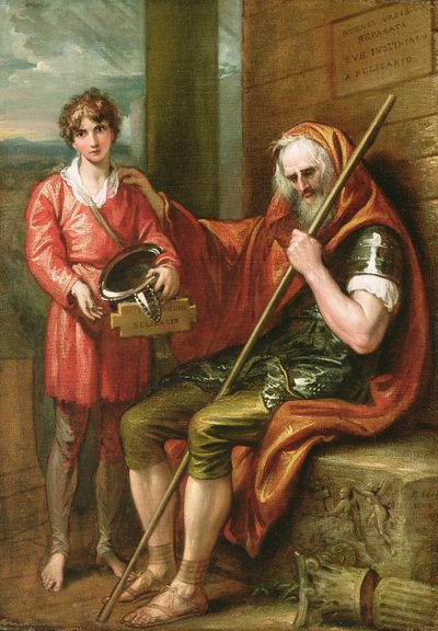 Belisarius og gutten, 1802 av Benjamin West
