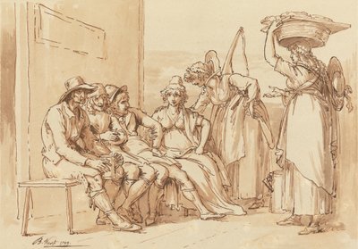 Karakterer i Londons gater av Benjamin West
