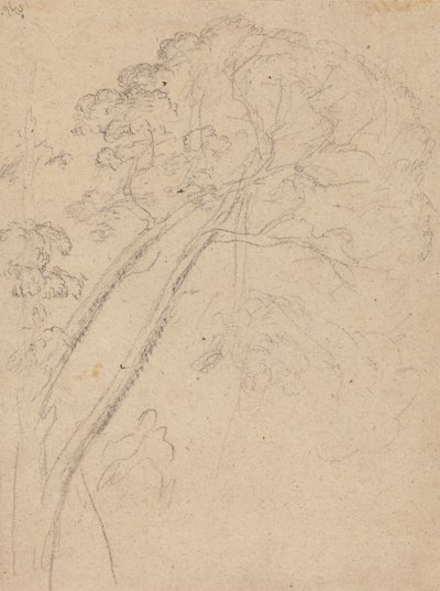 Kostymestudie for portrett av en dame av Benjamin West