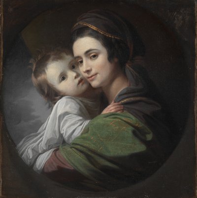Elizabeth Shewell West og hennes sønn, Raphael av Benjamin West
