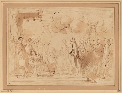 George III gjenopptok kongemakten i 1789 av Benjamin West