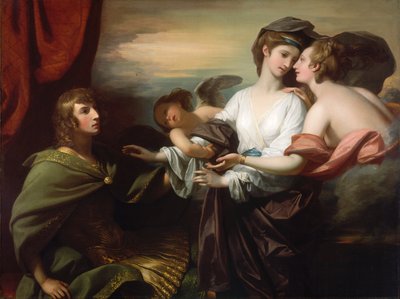 Helen brakt til Paris, 1776. av Benjamin West