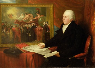 John Eardley Wilmot (1709-92) 1812 (olje på lerret) av Benjamin West