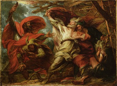 Kong Lear, ca. 1788 av Benjamin West