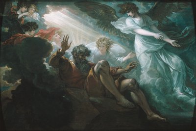 Moses viste det lovede land av Benjamin West