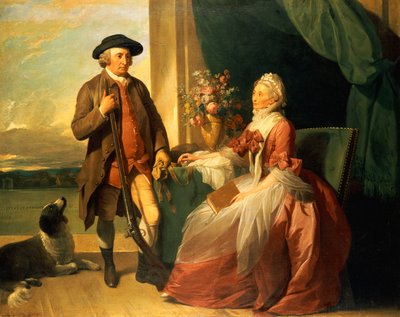 Mr. Robert Grafton og Mrs. Mary Partridge Wells Grafton, 1773 av Benjamin West