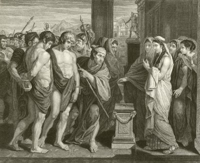Pylades og Orestes av Benjamin West