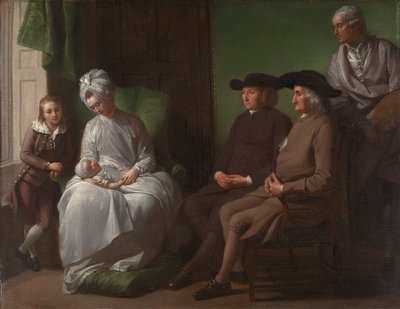 Kunstneren og hans familie av Benjamin West