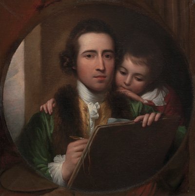 Kunstneren og hans sønn Raphael av Benjamin West