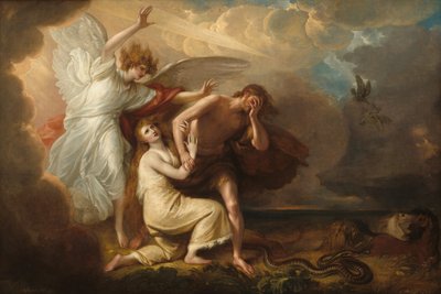 Utdrivelsen av Adam og Eva fra paradiset av Benjamin West