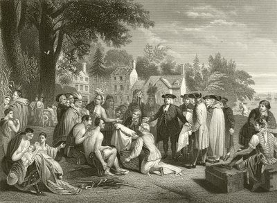 William Penns traktat med indianerne av Benjamin West