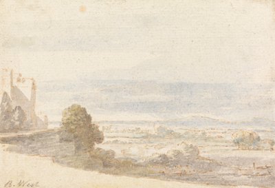 Windsor Great Park fra Castle Terrace av Benjamin West