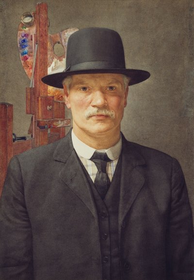 Selvportrett, 1914-16 av Benjamin Williams