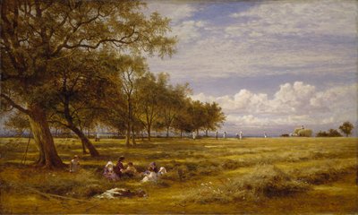 An English Hayfield, 1878 av Benjamin Williams Leader
