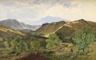 Moel Siabod - i lærdalen, 1871 av Benjamin Williams Leader